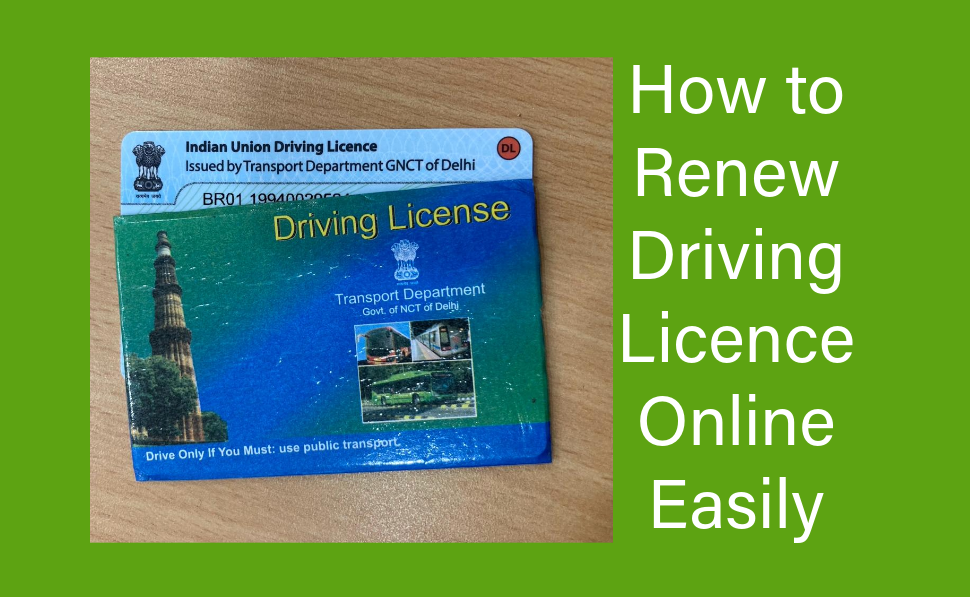 How to Renew Driving Licence Online Easily